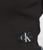 Топ SPLIT COLLAR RIB CALVIN KLEIN JEANS - черный(J20J222025)