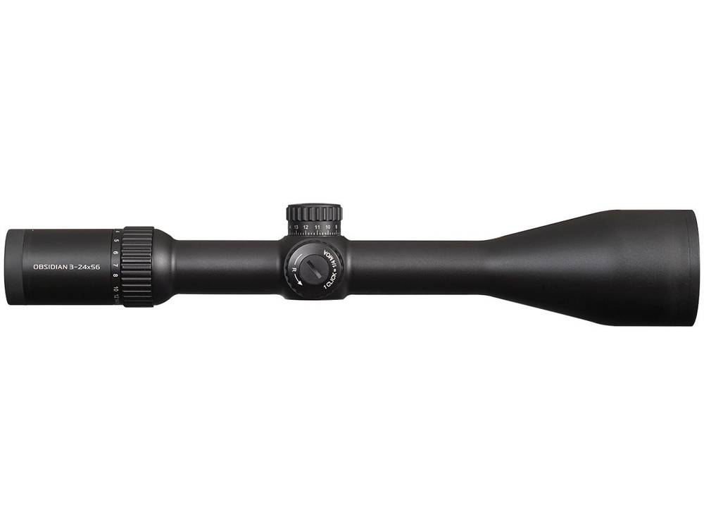 Прицел Gaut Obsidian 3-24x56, SF, сетка 31 (Half MD), подсветка красная, 30мм, 1/4 МОА, IPX7, 782г