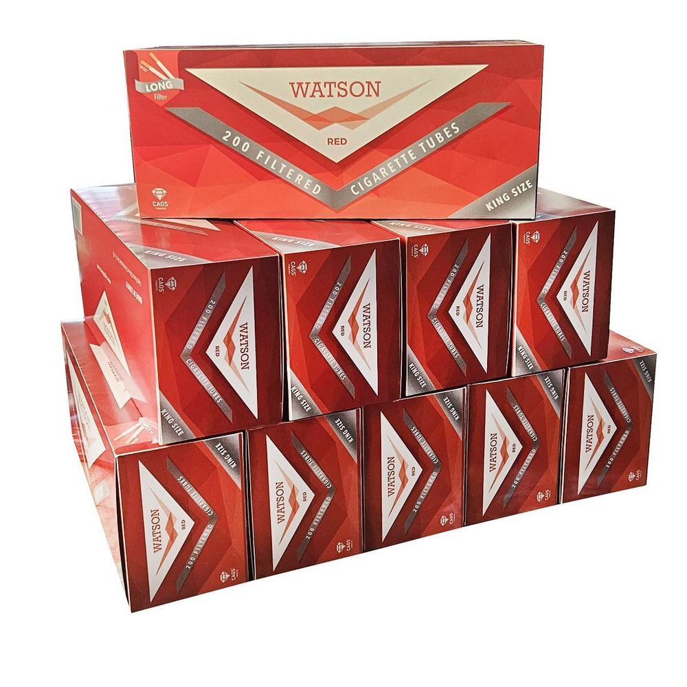 Гильзы для сигарет "Watson" KS Red Extra Long 8.4/24мм 10x200шт