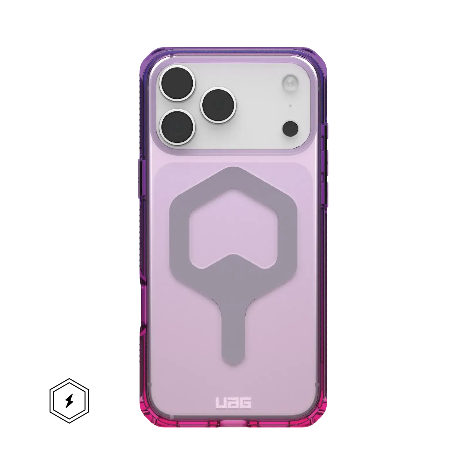 UAG Plyo with MagSafe Series Case for Apple iPhone 17 Pro Max Purple Pink Ombre (Розовый)