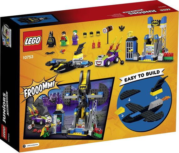 Lego konstruktor Juniors Нападение Джокера на Бэтпещеру 10753
