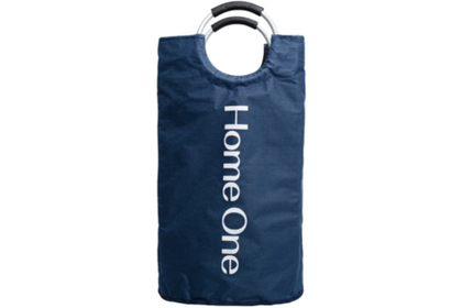 Корзина для белья Home One, 72х35, полиэстер, темно-синий