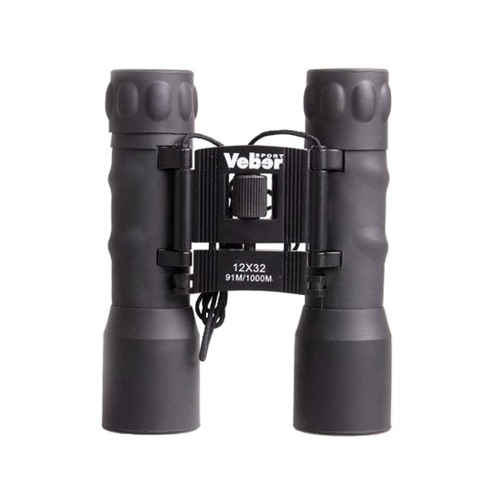 Бинокль Veber Sport БН 12x32 черный