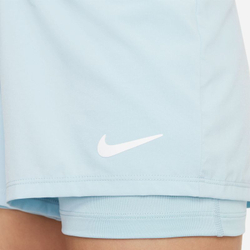 Шорты для девочки теннисные Nike Court Dri-Fit Victory Short - ocean bliss/white