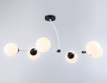 Потолочный светильник 6*Е27 TR2552/6 WH/BK белый/чёрный Modern Ambrella
