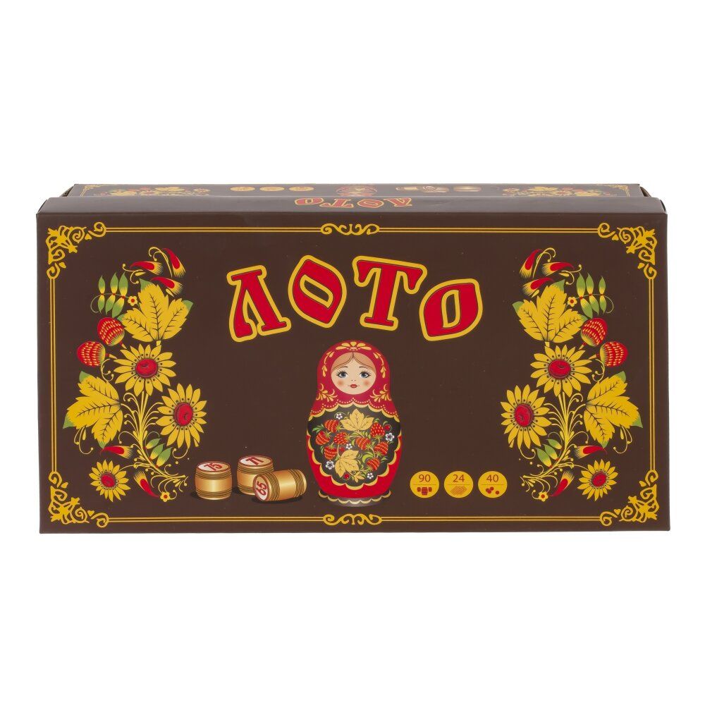 GAEM Игра настольная "Лото", L24 W13 H8 см