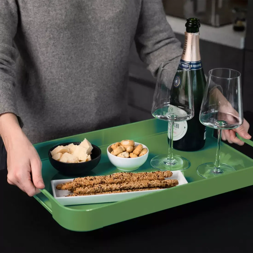 Поднос для сервировки 51x33см Trebonn Serveware белый