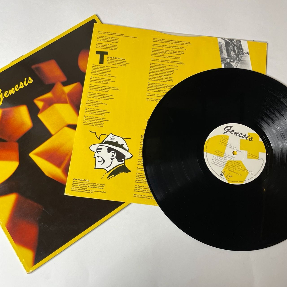 Винтажная виниловая пластинка LP Genesis Mama (UK 1983) Just A Job To Do
