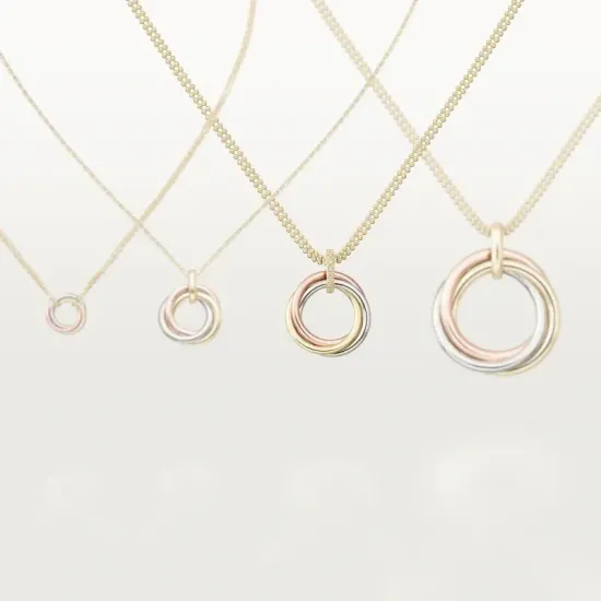 Подвеска Cartier Trinity, medium model, diamonds
