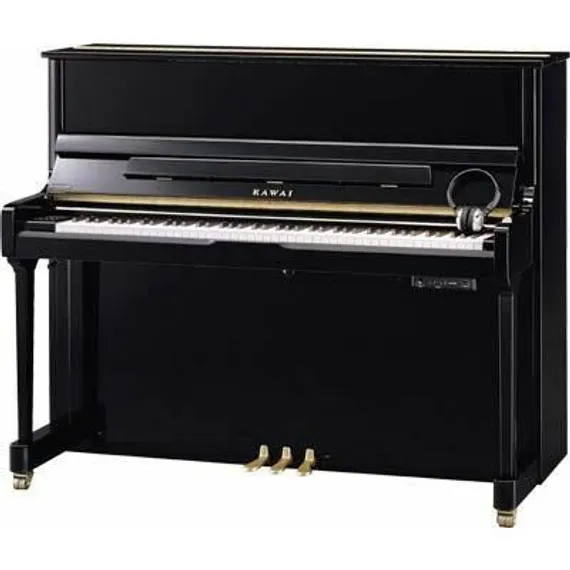 KAWAI K-200 M/PEP - пианино, 114х149х57, 208 кг., банкетка (600), цвет черный полированный, механизм