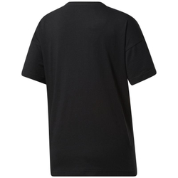 Женская теннисная футболка Reebok Les Mills Graphic Tee - черный