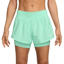 Женские теннисные шорты Nike Dri-Fit One 2-in-1 - mint foam/reflective silver
