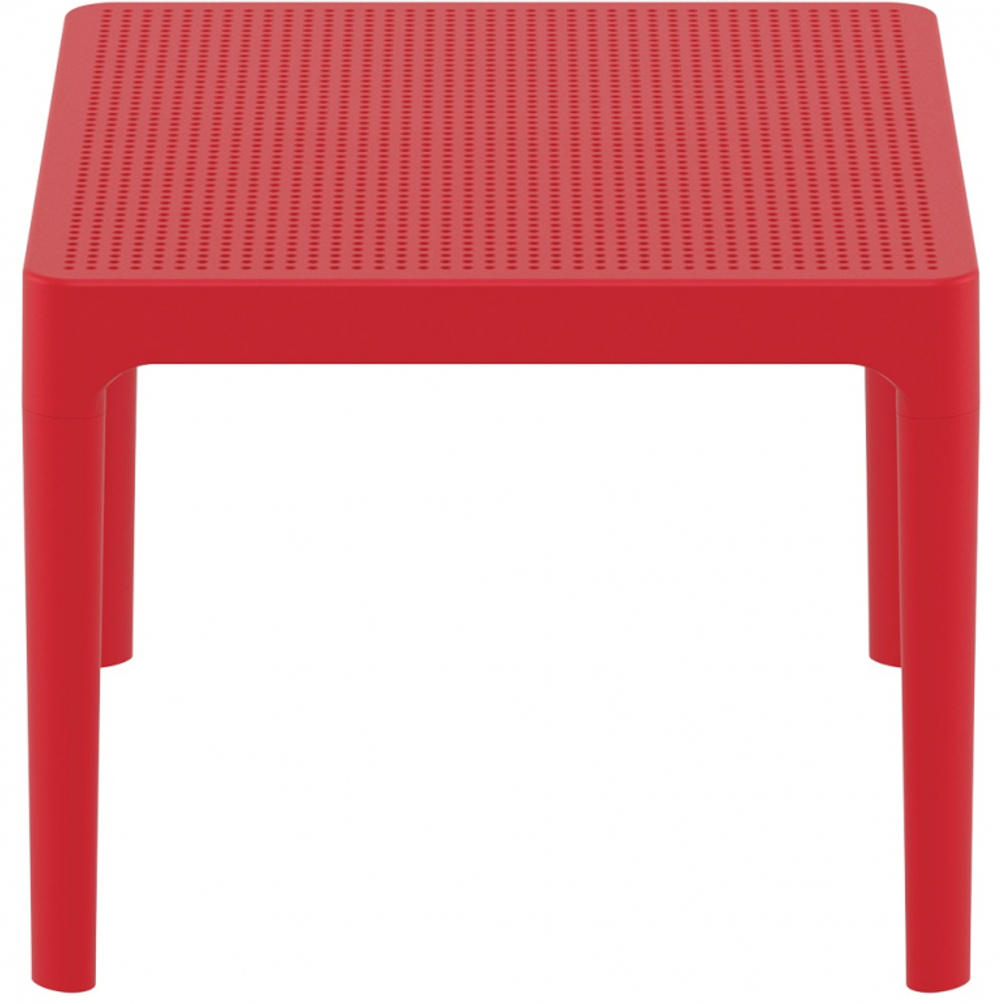 Столик пластиковый журнальный Siesta Contract Sky Side Table, красный