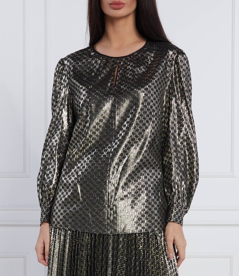 блузка lurex monogram Karl Lagerfeld - черный(226W1609)