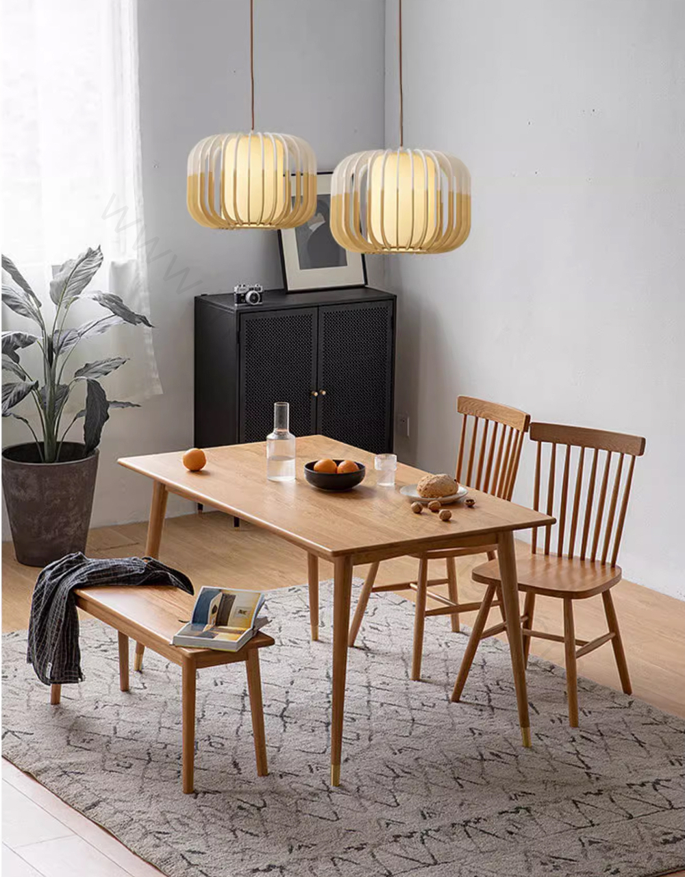 Pendant design lamp  Bamboo Light by Forestier