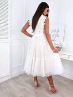 кружевное белое платье + plus size