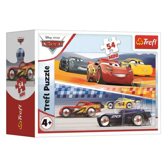 Puzzle - "54mini" - Crazy race / Disney Cars 3