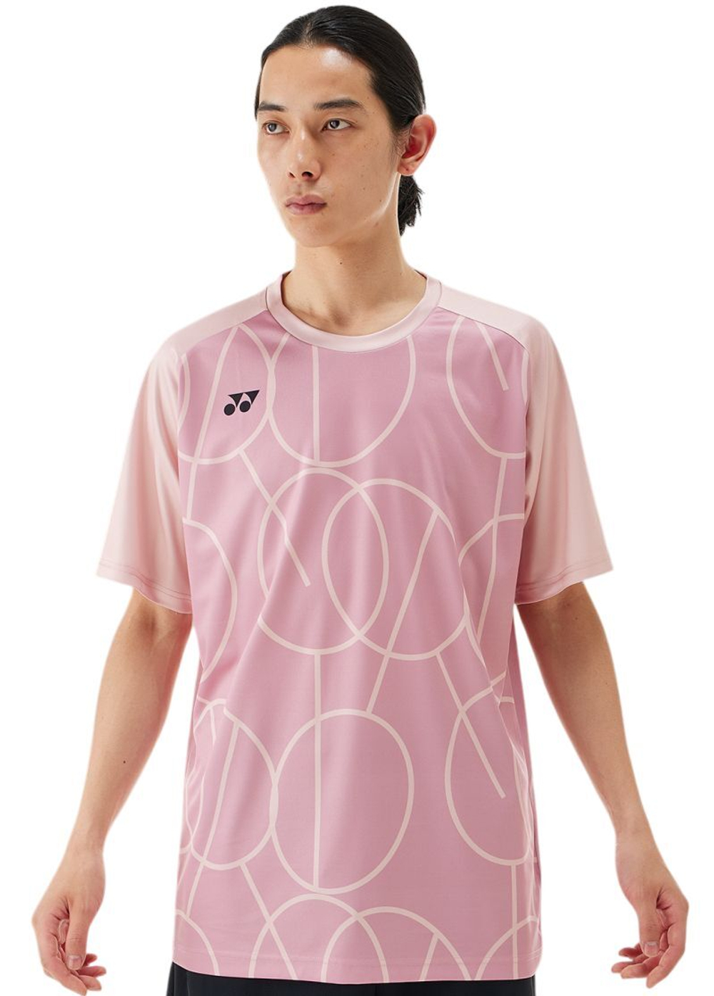 Теннисная футболка Yonex Practice - pearl rose