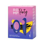Синий вибратор в трусики с пультом ДУ Party (Цвет: синий)