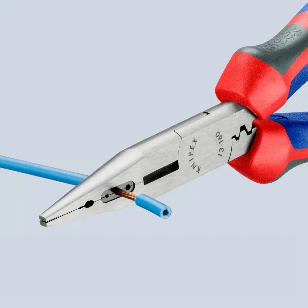 Плоскогубцы для монтажа проводов черненые 160 мм Knipex 13 02 160