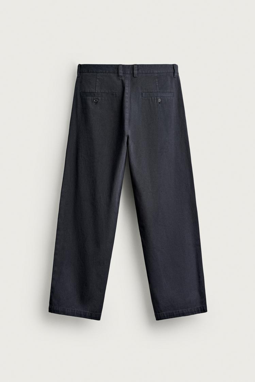 ZARA X AARON LEVINE БРЮКИ ЧИНОС REGULAR-FIT, МОРСКОЙ СИНИЙ