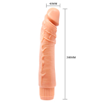 Телесный вибратор-реалистик 24см Baile Dybbuk BW-001071R