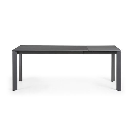 Стол Atta 140 (200) x90 антрацит керамика Испания