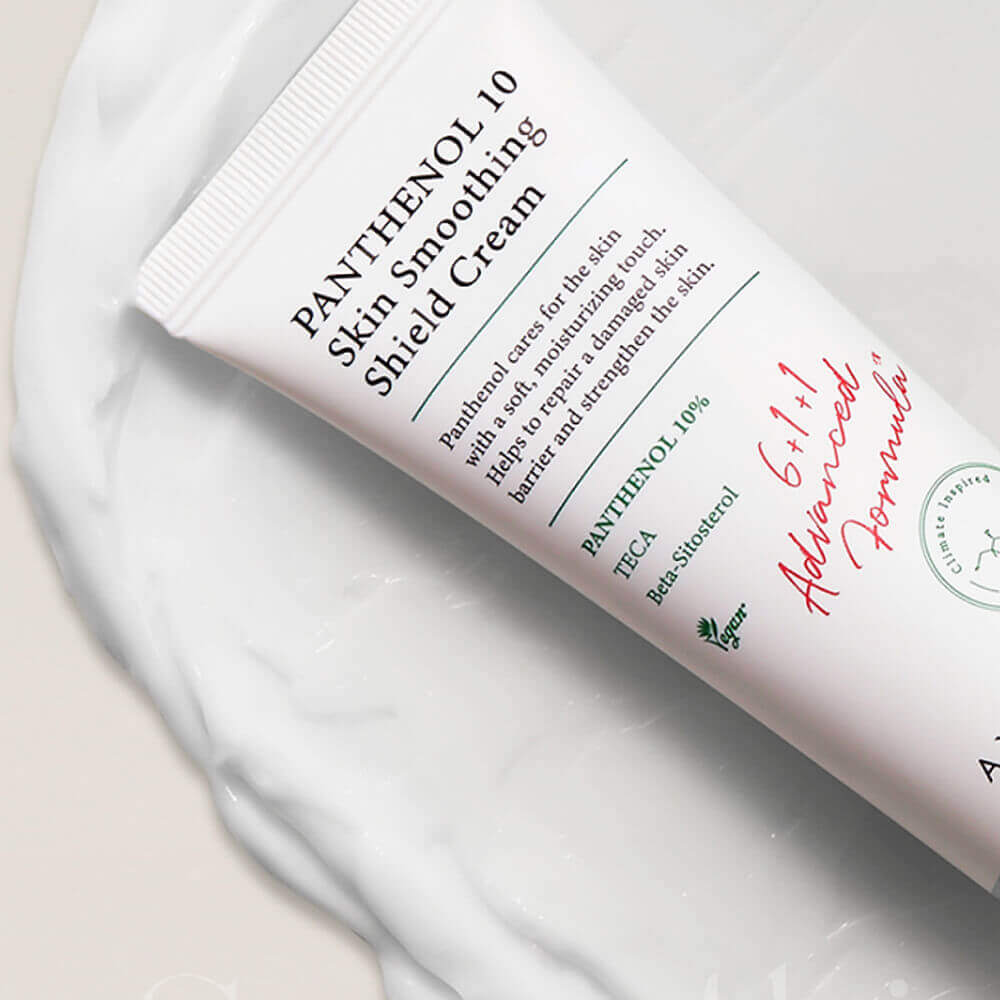 Успокаивающий крем с пантенолом и центеллой AXIS-Y Panthenol 10 Skin Smoothing Shield Cream