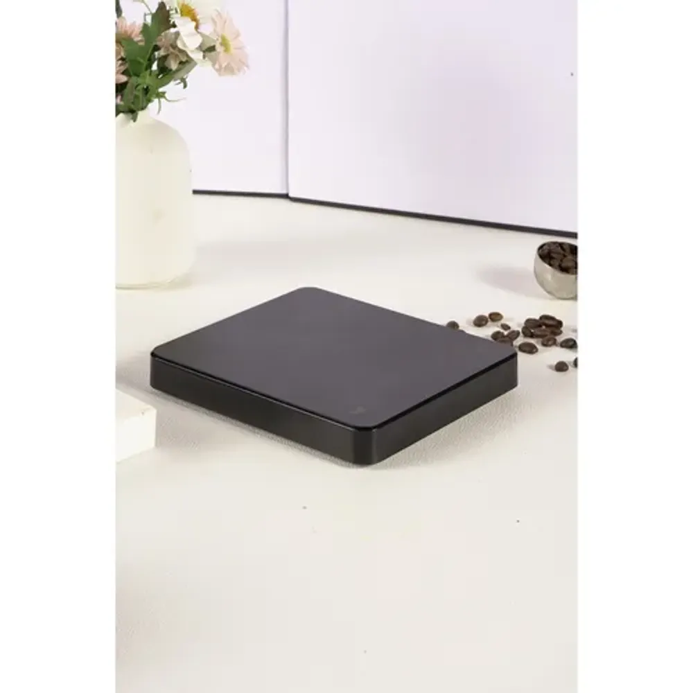 Весы кофейные портативные черные 0,1-3000гр 13*15 см h2 см USB зарядка P.L. Barbossa