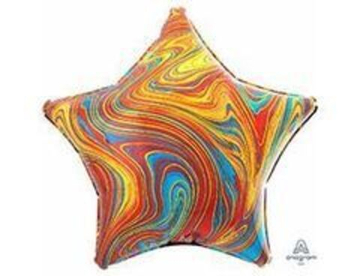 А Б/РИС ЗВЕЗДА 19" Мрамор Colorful