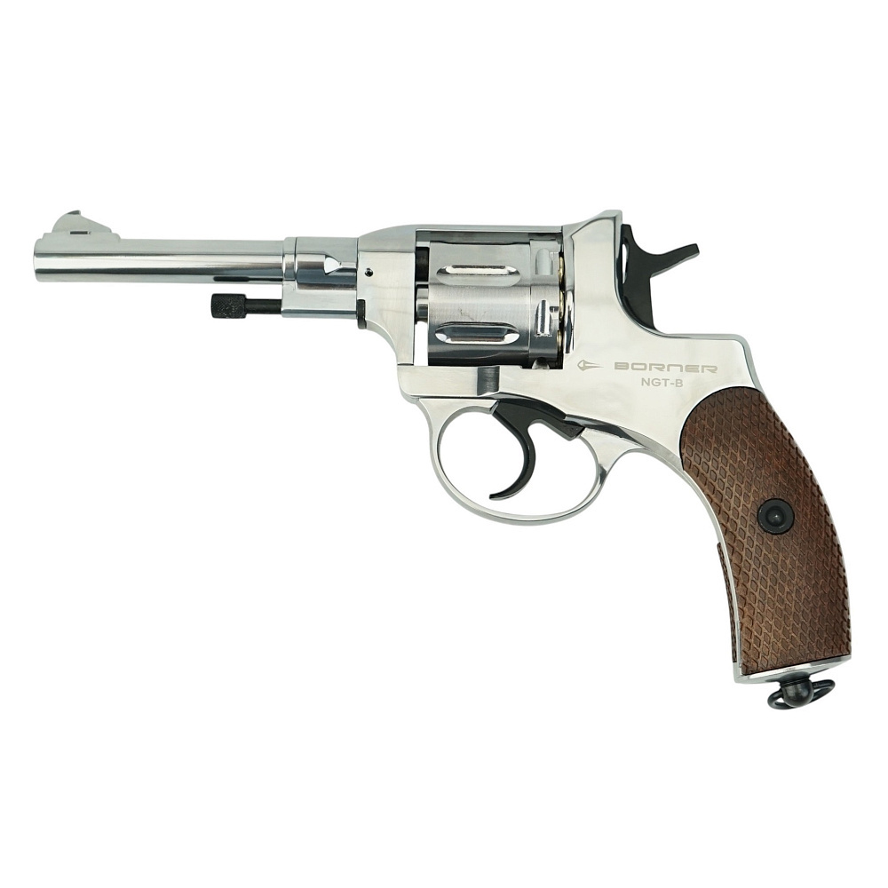 Пистолет пневматический Borner NGT-B Silver 4,5 мм