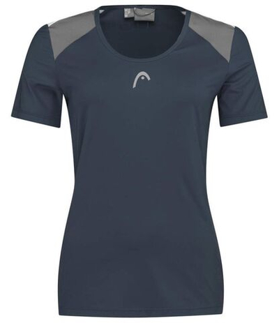Футболка для девочки теннисная Head Club 22 Tech T-Shirt - navy