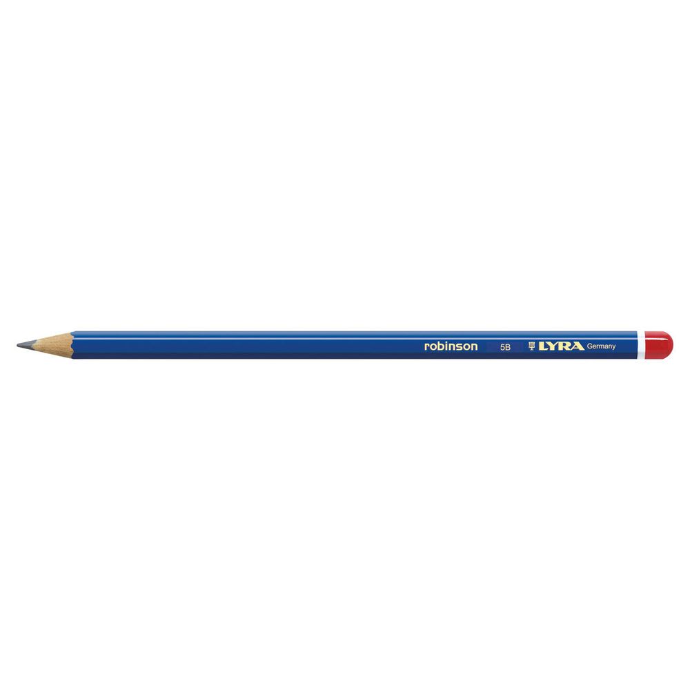 Карандаш чернографитный заточенный 5B, Robinson 12 шт, Lyra 5B L1210105 Карандаш чернографитный заточенный 5B, Robinson 12 шт, Lyra 5B L1210105