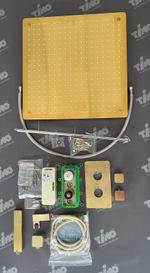 Timo SX-5029/17SM Petruma Набор для комплектации душа, с терм., 500х500 мм/микрофон, золото матовое