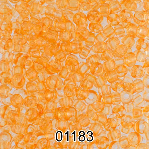 Бисер Preciosa 10/0 (2.3 мм), 500 г, 01183 (Ф341) св.оранжевый