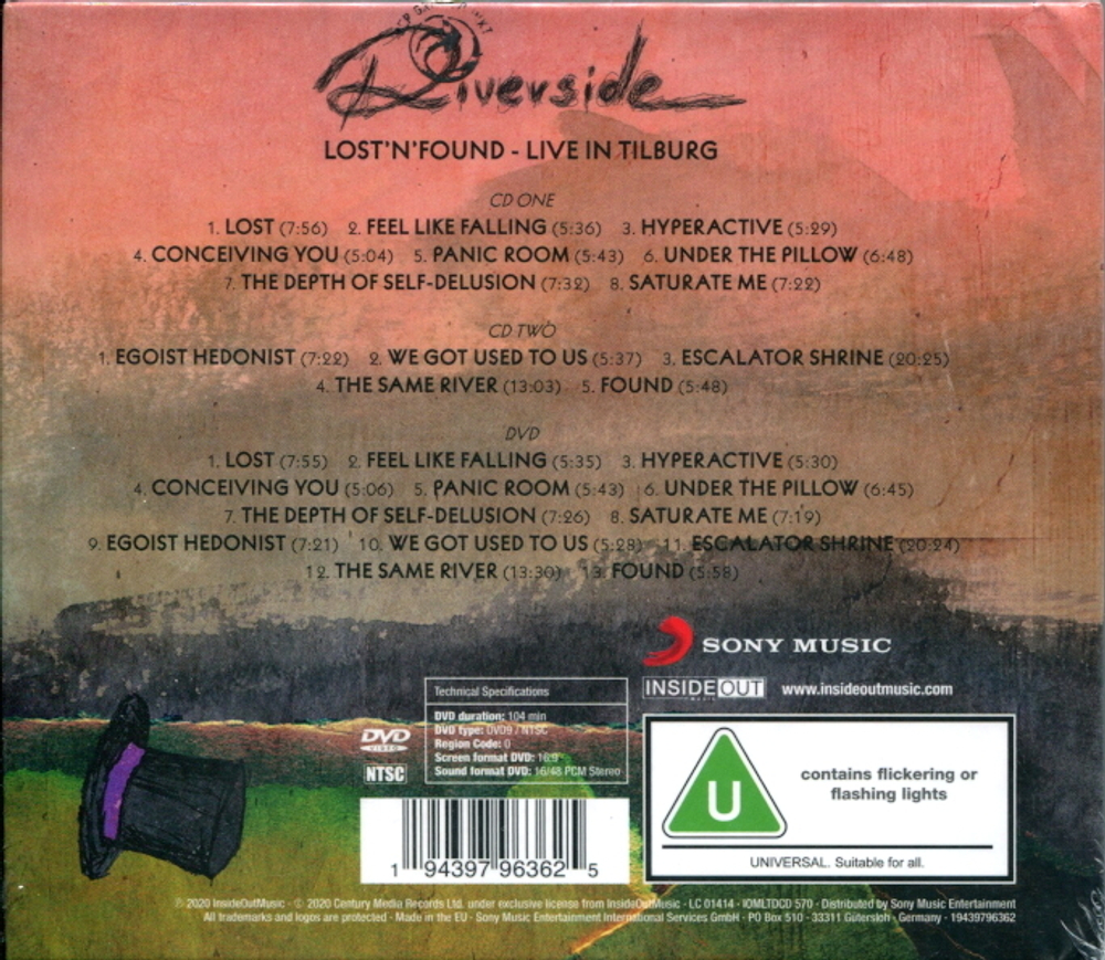 Riverside / Lost’n’Found - Live In Tilburg (Limited Edition)(2CD+DVD)