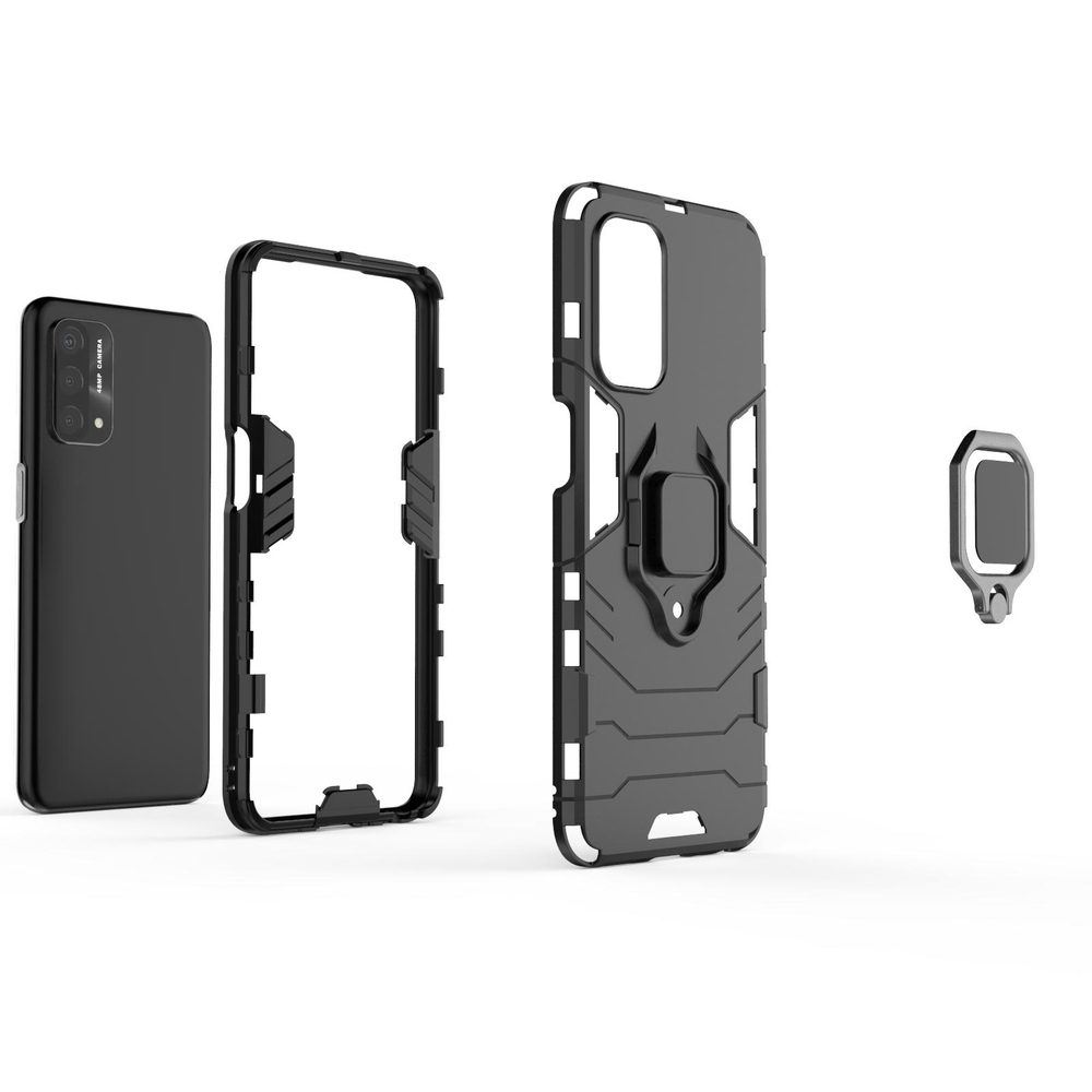 Противоударный чехол с кольцом Panther Case для OPPO A93 5G