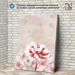 Картина karTTina "НЕЖНЫЕ ЦВЕТЫ", 150 см х 70 см