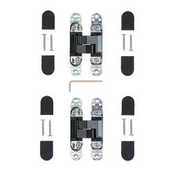 Петля скрытой установки APECS 115*23-3D-Z-BLM черный матовый (аналог AGB 3.0) (1шт)