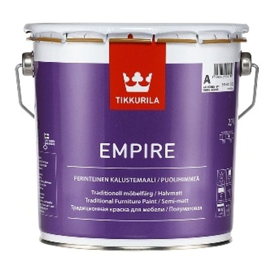 Краска для мебели п/матов. 2,7л Empire Tikkurila (Емпире Тиккурила)