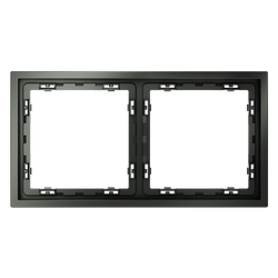 Рамка пластиковая VOLTUM S70 на 2 поста, (титан)