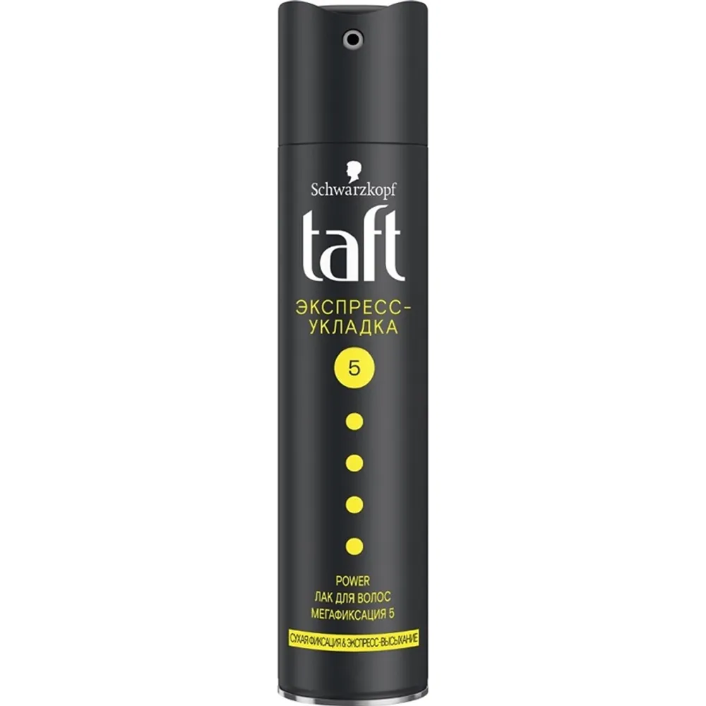 Лак для волос экспресс-укладка Taft, 250 мл