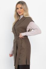 Жилет костюмный Жюлли (шоколад) Б14488-4М LT Collection