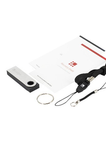 Аппаратный криптовалютный кошелёк Ledger Nano S, Черный | Black