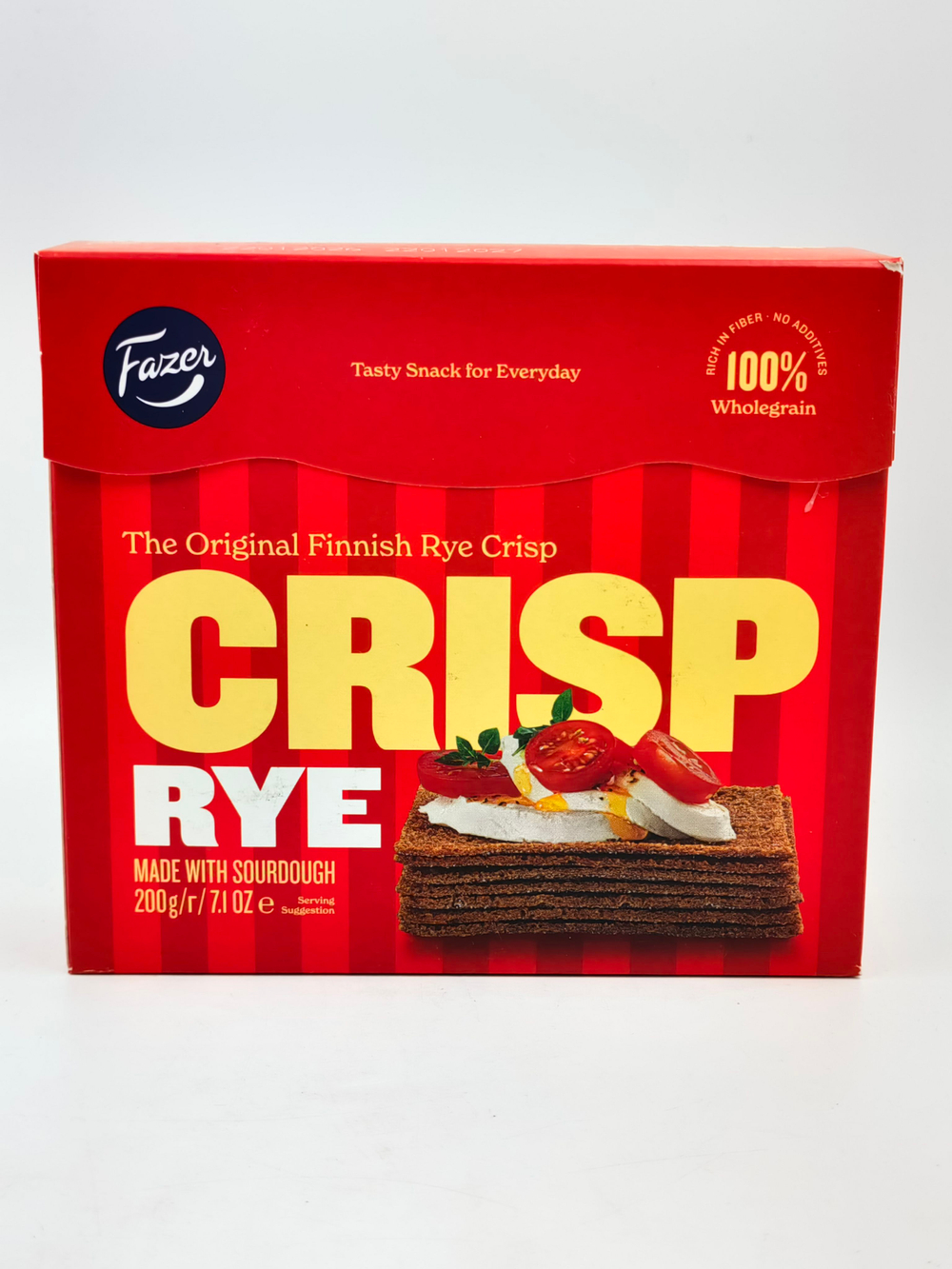 Хлебцы Fazer Crisp Rye, ржаные 200 г (из Финляндии)
