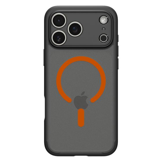Чехол Spigen Ultra Hybrid MagSafe для iPhone 17 Pro Max Frost Black Orange