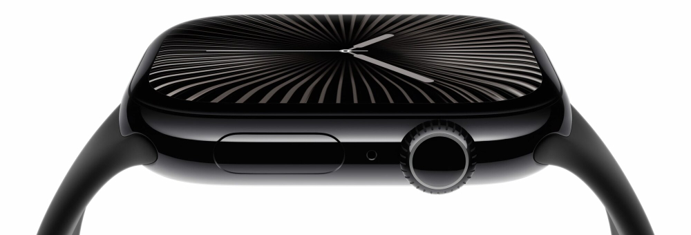 Умные часы Apple Watch Series 11 GPS 46 мм, Jet Black Aluminium, Black Sport Band, M/L