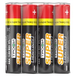Батарейки Трофи R03-4S SUPER HEAVY DUTY Zinc | Батарейки Солевые