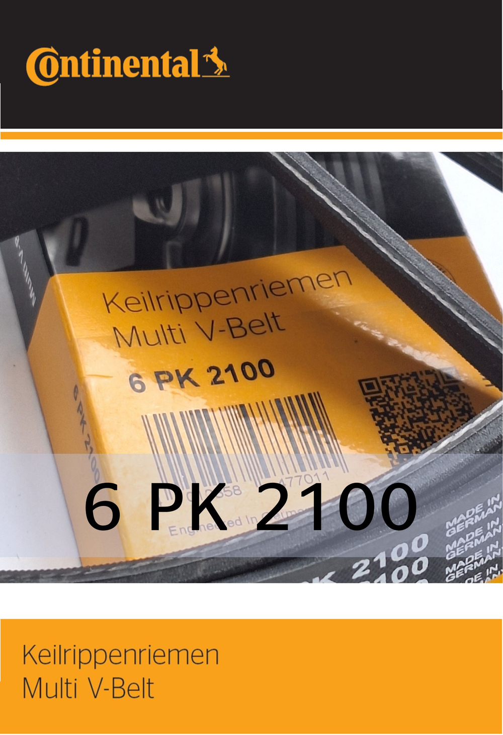 Ремень поликлиновый Continental 6PK2100