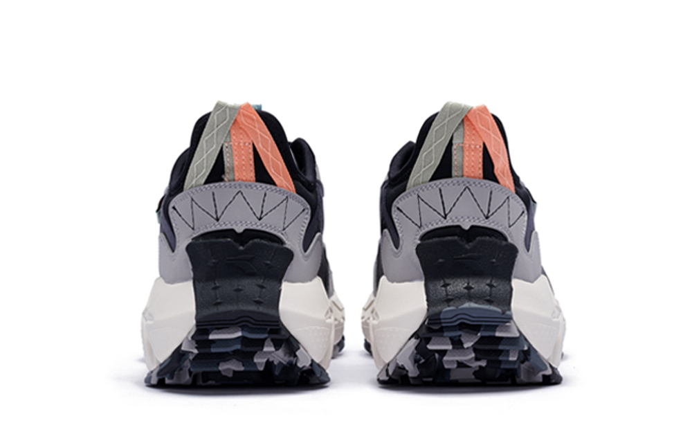 361° Slip Resistant Abrasion Resistant Low top Outdoor Shoes Men"s Zinc Iron Gray